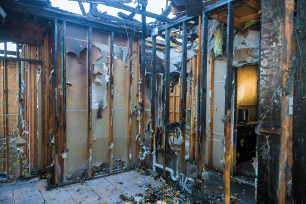 Professional Emergency Fire Cleanup technician working in Florin, CA